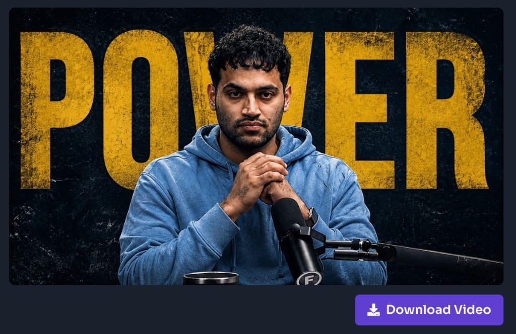 YouTube to MP4 Converter - thumbnail preview with Download button