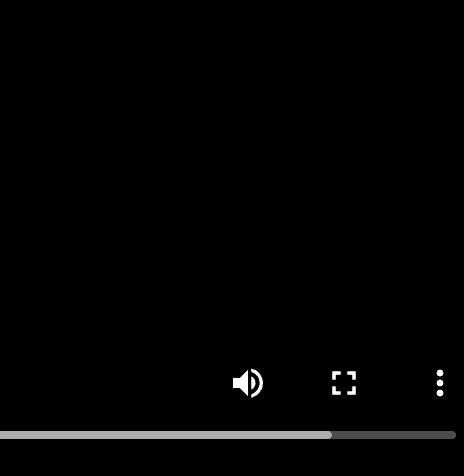 Step 1: Open the menu Video player controls showing the three-dot menu in the bottom-right