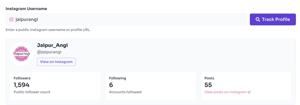 How to Use This Follower Tracker? — View stats — Instagram Follower Tracker - view followers, following, and post count for a public profile How to Use This Follower Tracker? — View stats — Instagram Follower Tracker - view followers, following, and post count for a public profile