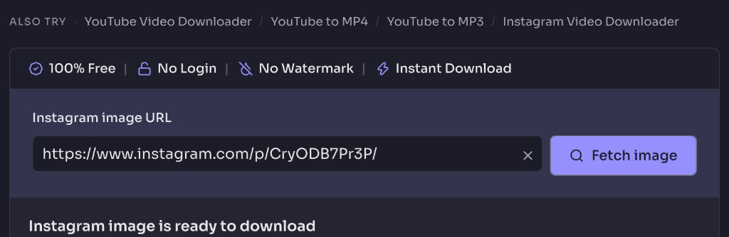 Free Instagram Image Downloader — Paste the Instagram image link — Instagram Image Downloader — paste a photo URL and click Fetch Image Free Instagram Image Downloader — Paste the Instagram image link — Instagram Image Downloader — paste a photo URL and click Fetch Image